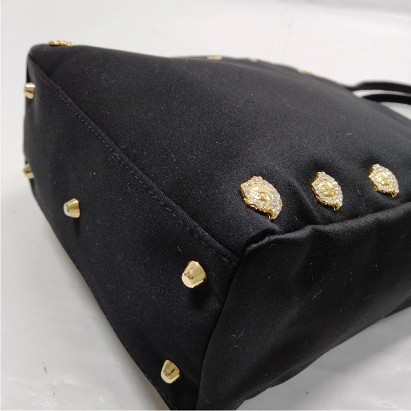 Gianni Versace Rare Crystal Medusa black satin bag - Picture 7 of 15
